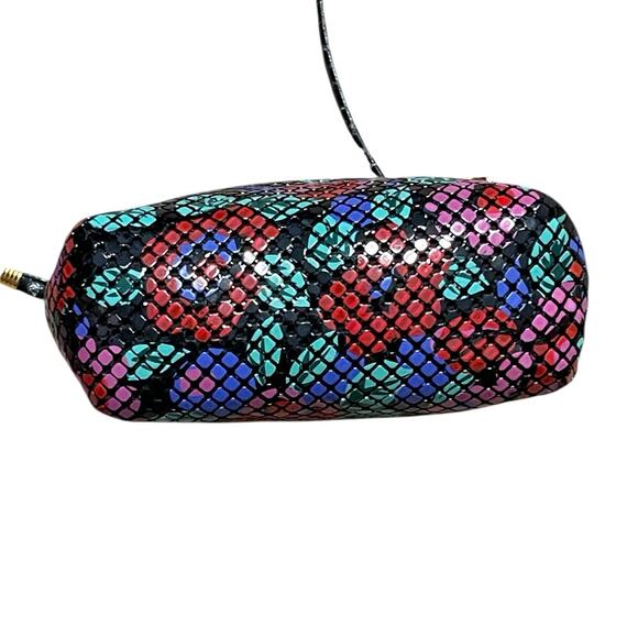 Vintage Unbranded Multi Color Floral Beaded Crossbody Bag and Change Purse - Picture 7 of 15